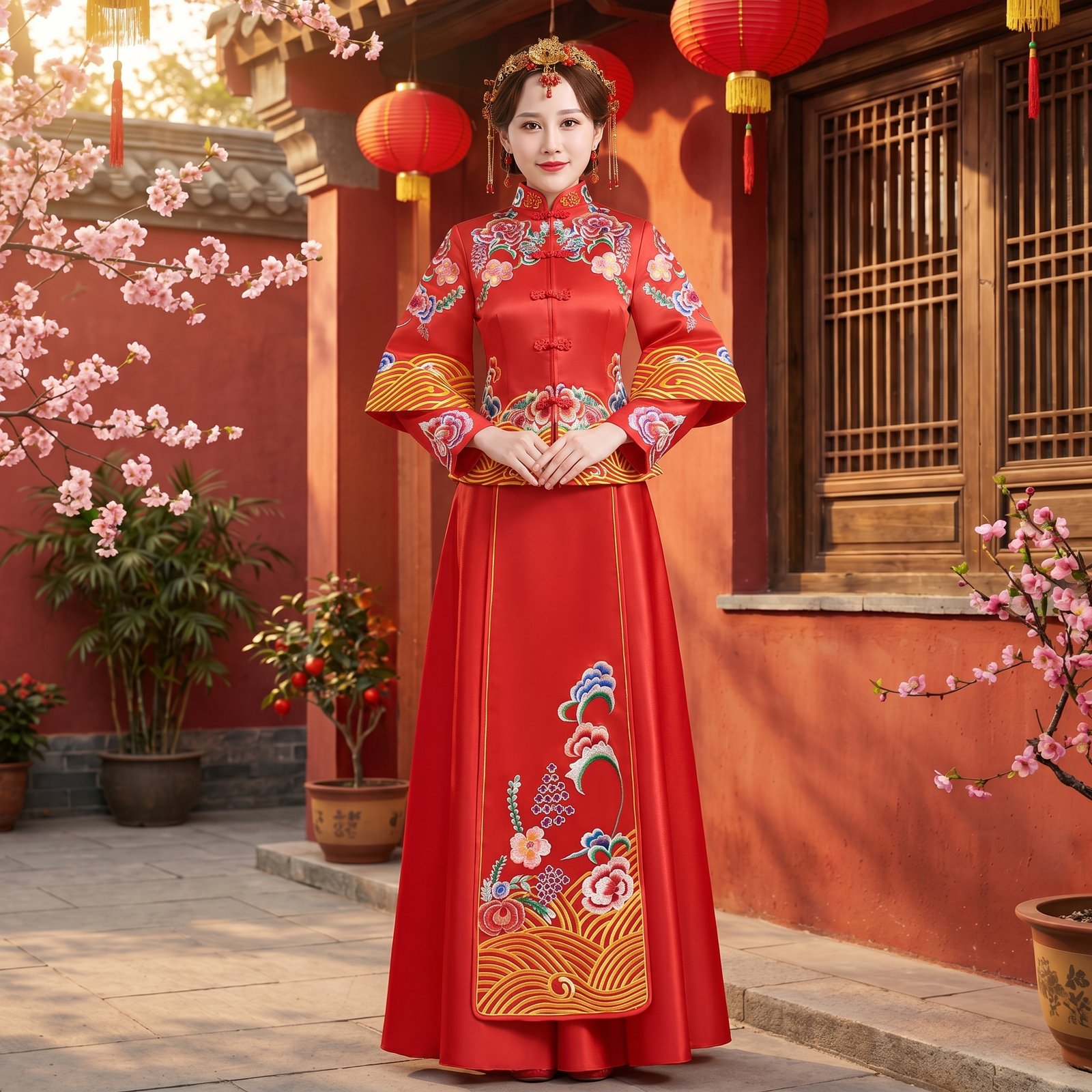 [EN]Splendid Fate Xiuhe Suit (Bride Chinese Wedding Dress)[CN]锦绣良缘秀禾服（新娘中式嫁衣）
